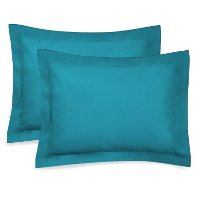 SHOPBEDDING Aqua Pillow Sham, King Size Pillow Sham Decorative Turquoise Pillow Shams Tailored By Blissford
