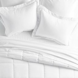 Bed-In-A-Bag 8 Piece Essential Bedding Ultra Soft Microfiber by Heart & Home, TwinXL - White