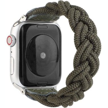Worryfree Gadgets Braided Nylon Band for Apple Watch 38/40/41mm 42/44/45mm iwatch Series 8 7 6 SE 5 4 3 2 1 - 38/40/41mm - Army Green. View a larger version of this product image.