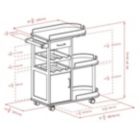 Alternate image 2 for Jimmy Entertainment Cart, Espresso