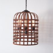 Slickblue Three-Light Rustic Pendant Light