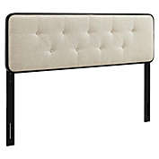 Modway Collins Tufted Twin Fabric and Wood Headboard