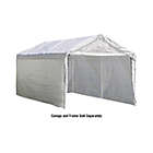 Alternate image 1 for Shelter Logic SuperMax 10&#39; x 20&#39;  White Canopy Enclosure Kit Only - 25875