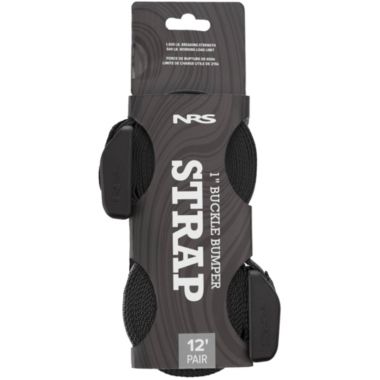 NRS 12' Buckle Bumper Tie Down Strap Pair Stealth Black. View a larger version of this product image.