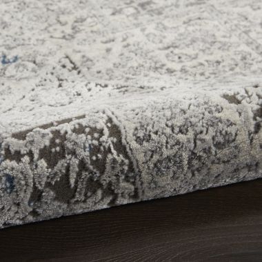 Kathy Ireland Grand Expressions Indoor only Area Rug - 7'10" x 9'10" Dark Grey Ivory. View a larger version of this product image.