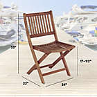 Alternate image 1 for Prime Teak - Folding Teak Indoor/Outdoor Chair