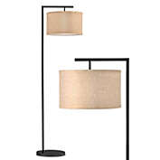 Montage Modern LED Floor Lamp - Black