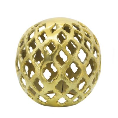 1 Piece Gold Geometric Sphere Home Decor 