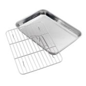 Kitcheniva Baking Sheet with Rack Set Nonstic Stainless Steel, S