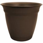 Alternate image 0 for The HC Companies (#ECA06000E21) Eclipse Round Plastic Planter, Chocolate 6"