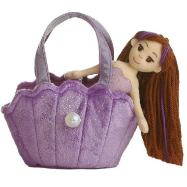 Aurora - Fancy Pals - 9" Sea Sparkles - Lavender Carrier. View a larger version of this product image.