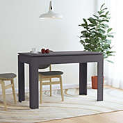 vidaXL vidaXL Dining Table Gray 47.2x23.6x29.9 Chipboard