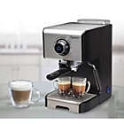 Alternate image 1 for Capresso Espresso and Cappuccino Machine - Stainless Steel/Black