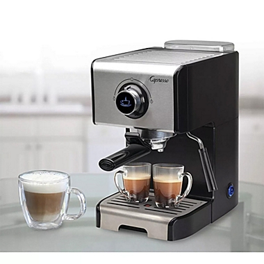 Capresso Espresso and Cappuccino Machine - Stainless Steel/Black. View a larger version of this product image.