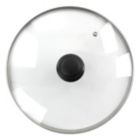 Alternate image 2 for Better Chef 10 Inch Red Aluminum Deep Frying Pan with Glass Lid