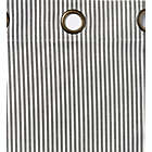 Alternate image 0 for Plow & Hearth Thermalogic Insulated Ticking Stripe Grommet Top Curtain Pair, 72"L Black