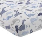 Alternate image 3 for Bedtime Originals Roar Blue/Gray/White Dinosaur 6-Piece Nursery Baby Crib Bedding Set