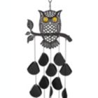 Alternate image 0 for VP Home 30" H Black Tribal Owl Wind Chimes for Outside Unique Tribal Owl Windchimes Outdoor Decorations Garden Decor Owl Gift for Women, Mom, Grandma, Unisex