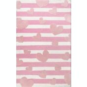nuLOOM Handmade Hearts Striped Cochran Area Rug