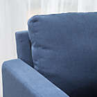 Alternate image 3 for Contemporary Home Living 5-Piece Navy Blue Contemporary Style Plush Sectional Couch 35.5"