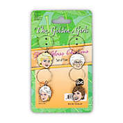 Golden Girls Wine Glass Charms - Set of 4 - Beverage And Drinking Accessories - Novelty Kitchen Cup Accessory - Fun And Unique Gift For Birthdays, Holidays, Bachelor And Bachelorette Parties