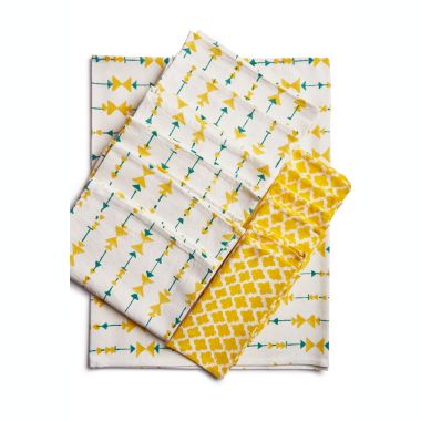 GAURI KOHLI Kalwar Table Runner, Placemats & Napkins Set. View a larger version of this product image.