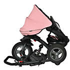 Alternate image 2 for Slickblue 7-In-1 Baby Folding Tricycle Stroller with Rotatable Seat-Pink