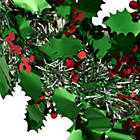 Alternate image 2 for Juvale Green Tinsel Front Door Wreath, Holiday Wreaths Set (11.8 x 11.8 Inches, 3 Pack)