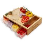 Alternate image 0 for Casafield Bamboo Cutting Board Set with Kitchen Food Storage Containers and Lids