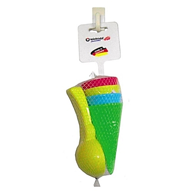 Spielstabil Ice Cream Duo in net Sand Toy Set - 4 Plastic Cones & Scooper. View a larger version of this product image.