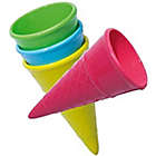 Alternate image 3 for Spielstabil Ice Cream Duo in net Sand Toy Set - 4 Plastic Cones & Scooper