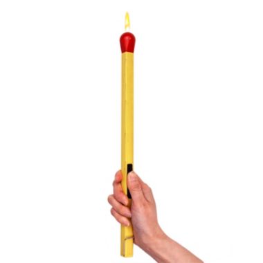 G.E.I. Magnum Match Multipurpose BBQ Lighter - Giant Matchstick-shaped Utility Candle Fireplace Household Campfire Lighter. View a larger version of this product image.
