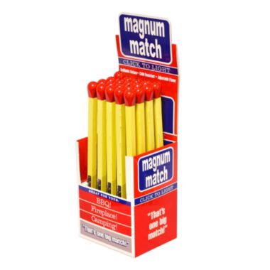 G.E.I. Magnum Match Multipurpose BBQ Lighter - Giant Matchstick-shaped Utility Candle Fireplace Household Campfire Lighter. View a larger version of this product image.