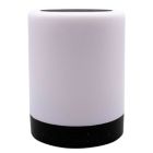 Alternate image 0 for Link Bluetooth Wireless Multi-Color Mood Setting Night Light Speaker Touch Control Great for Nightstands Offices Bedrooms Makes a Perfect Gift - Black