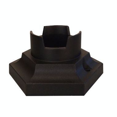 Special Lite Products PB-173-BLK Pedestal Post Base. View a larger version of this product image.