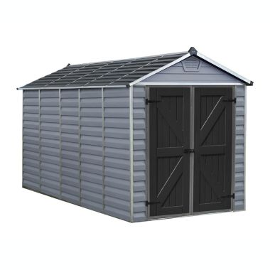 Palram - Canopia SkyLight 6' x 12' Shed - Gray. View a larger version of this product image.
