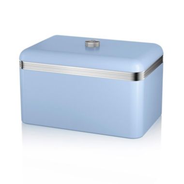 Swan Retro Bread Bin Blue. View a larger version of this product image.