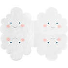 Alternate image 3 for Blue Panda White Cloud Paper Napkins for Baby Shower (6.3 x 5.1 In, 50 Pack)