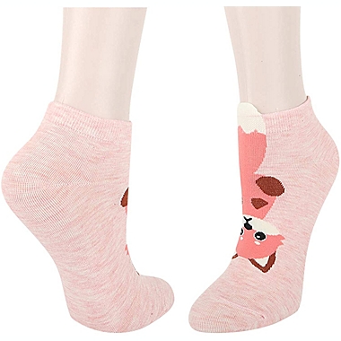 Everything Socks All Gender Animal Socks   5 Pack of Socks Includes Two Calico Cats, A Fox, A Racoon, And A Chipmunk Design   Children and Adult Cotton Socks   One Size Fits Most. View a larger version of this product image.