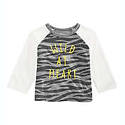First Impressions Baby Boy&#39;s Wild at Heart Print T-Shirt Gray Size 18 Months