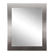 BrandtWorks Nickel Silver Bathroom Vanity Mirror - 32" x 38"