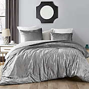 Byourbed Ombre Velvet Crush Coma Inducer Oversized Comforter - Queen - Light Gray/Dark Gray