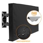 Alternate image 2 for Mount Factory Outdoor TV Cover For Flat Screens - Slim Fit - Weatherproof Weather Dust Resistant Television Protector