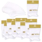 Juvale 500-Pack Chinese Spoons - Disposable Chinese Soup Spoons - Plastic Asian Spoons for Soups, 5.4 x 1.5 Inches, White