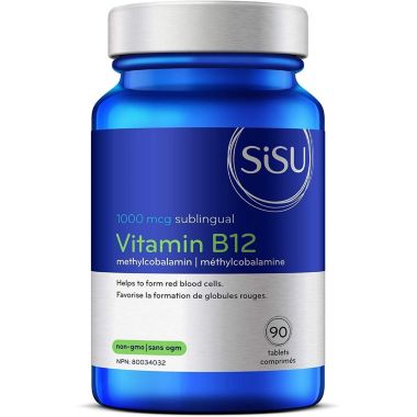 Sisu - Vitamin B12 1000 mcg - (90 Tabs). View a larger version of this product image.