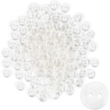 Bright Creations Clear Resin Buttons with 2 Holes for DIY Crafts, Sewing Supplies (13mm, 1000 Pieces). View a larger version of this product image.