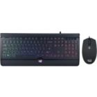 Alternate image 0 for Adesso - Gaming Keyboard & Mouse Combo Wired Illuminated Slim Low Profile 1000dpi Pc/mac - Black