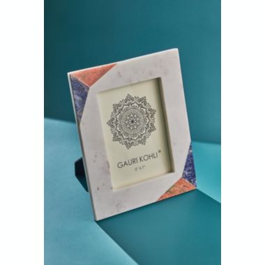 GAURI KOHLI Calista Marble Picture Frame 5" x 7". View a larger version of this product image.