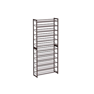 SONGMICS Bronze Large Shoe Rack with 12 Shelves. View a larger version of this product image.