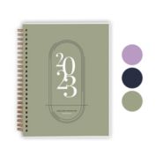 Rileys 2023 Weekly Planner - Annual Weekly & Monthly Agenda Planner, Jan - Dec 2023, Flexible Cover, Notes Pages, Twin-Wire Binding (8 x 6-Inches)